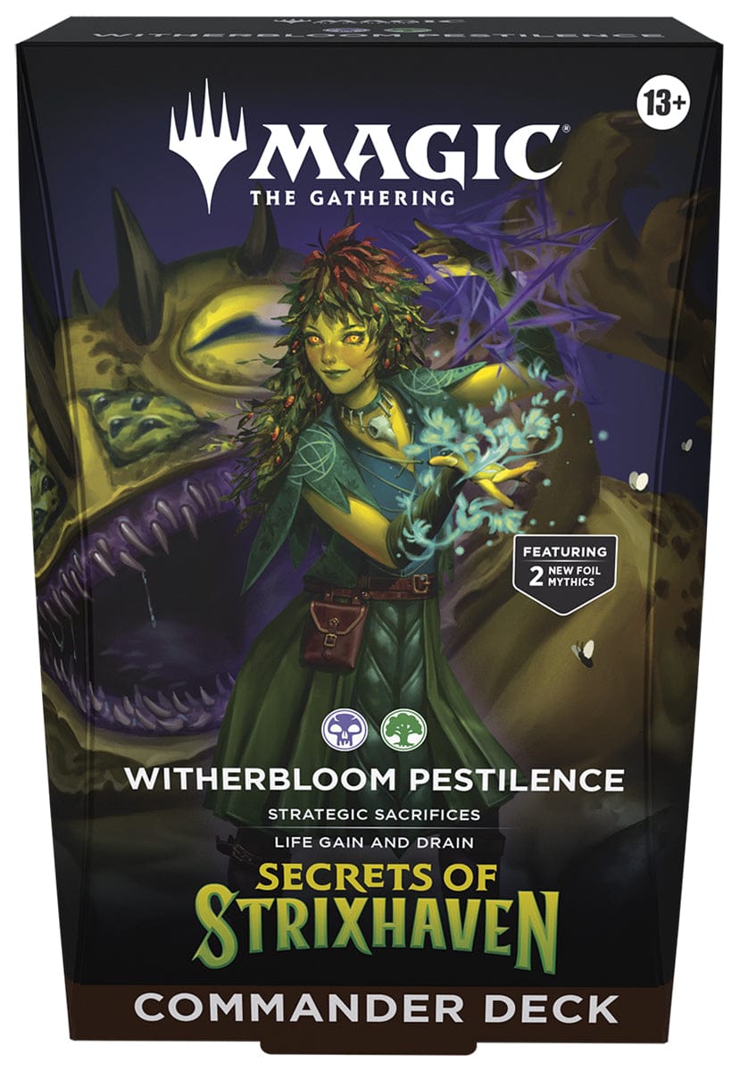 Magic: The Gathering - Secrets of Strixhaven Commander Deck: Witherbloom Pestilence image 1