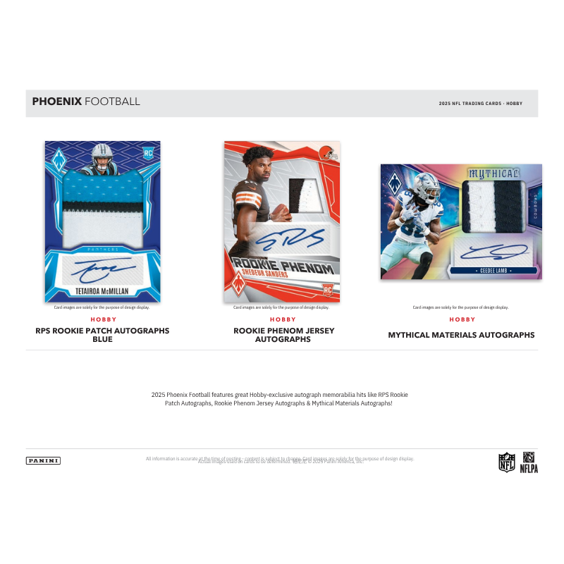 2025 Panini Phoenix Football Hobby Box image 3