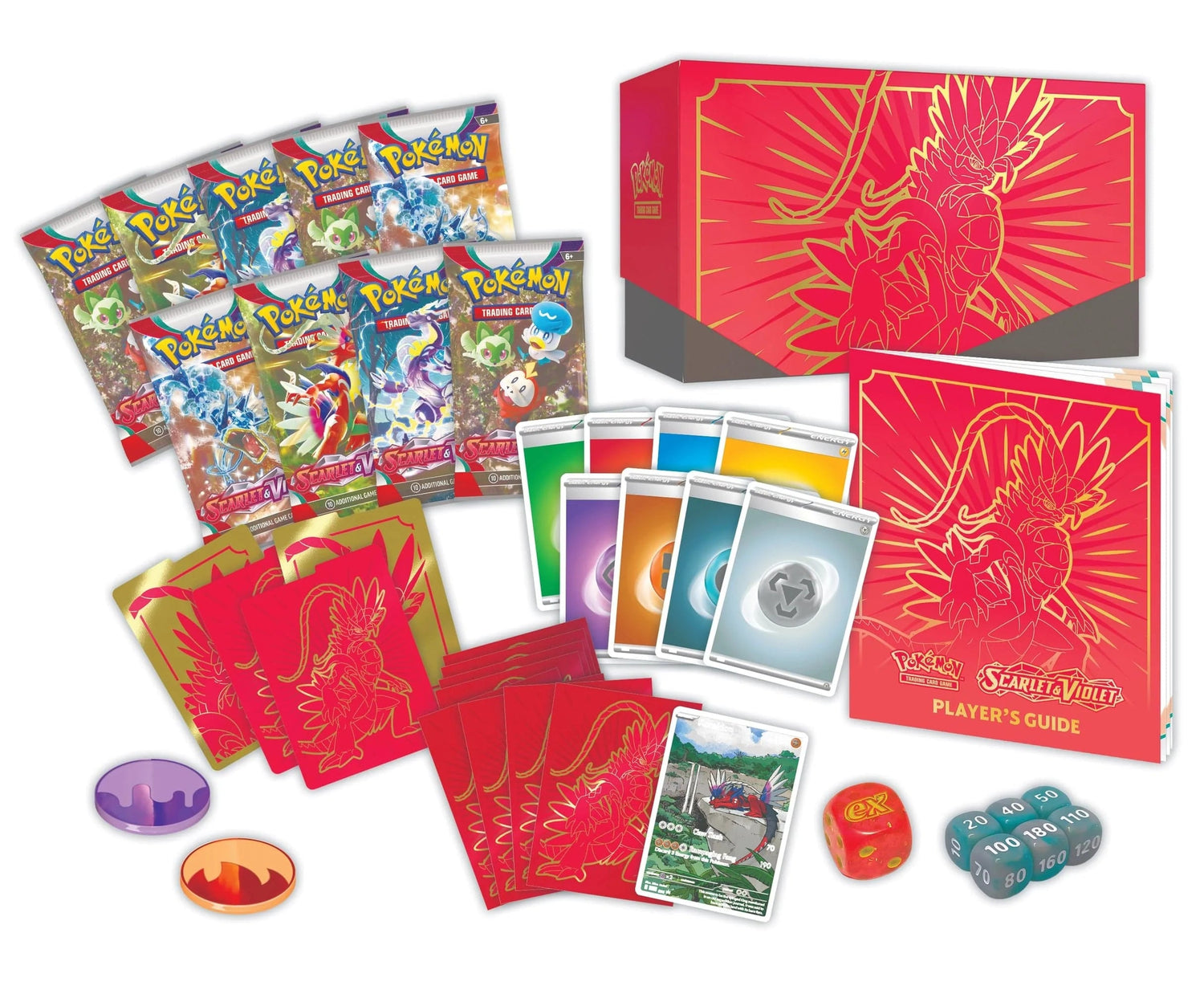 Pokémon - Scarlet &amp; Violet - Base Set - Elite Trainer Box - Koraidon image 1