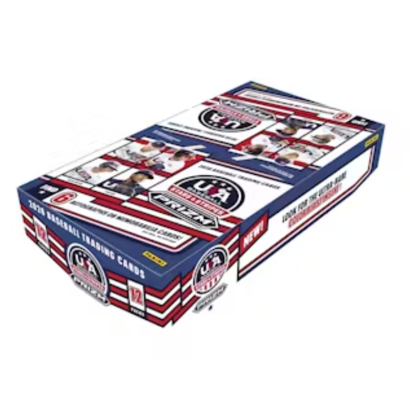 2026 Panini USA Stars &amp; Stripes Prizm Baseball Hobby 12 Box Case image 0