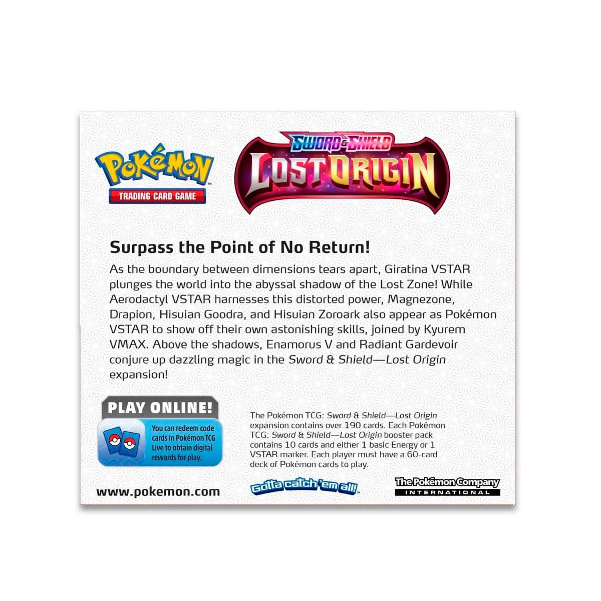 Pokémon - Sword &amp; Shield - Lost Origin Booster Display Box (36 Packs) image 3