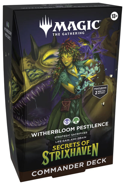 Magic: The Gathering -  Secrets of Strixhaven Commander Deck: Witherbloom Pestilence image 0